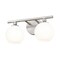 Z-Lite Neoma Vanity, 2-Light, 13.5 In.W x 6.75 In.L x 7.25 In.H, Brushed Nickel  /Opal Etched 1100-2V-BN - alternate 6